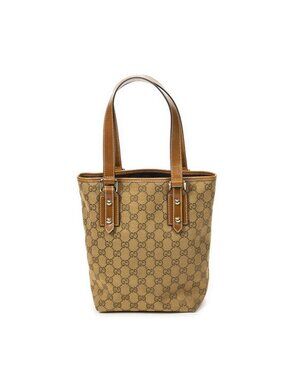 Gucci Small Tall Tote Tan GG Canvas